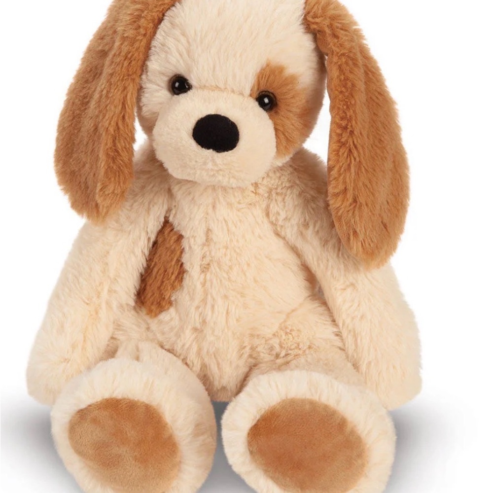 Vermont Teddy Bear Plush Dog Toy - Cream and Brown